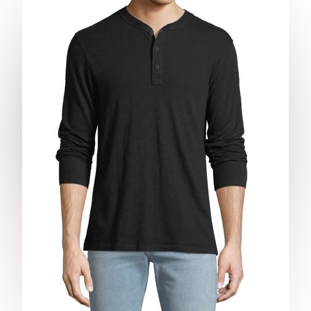 Rag & Bone Men’s Devon Cotton Waffle Henley